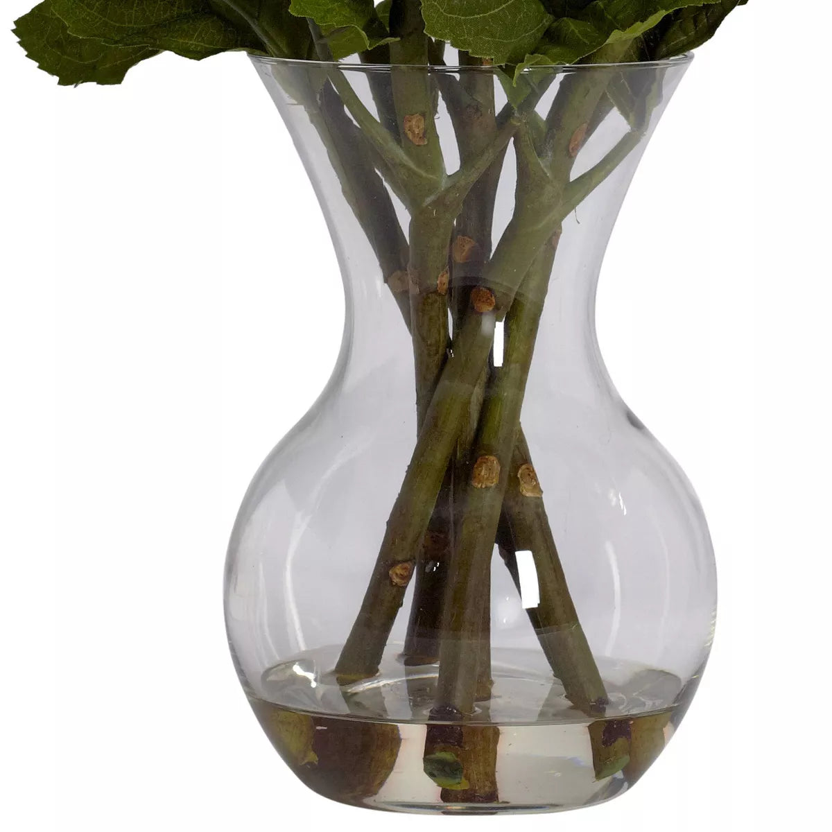 23" x 21" Artificial Hydrangea Floral Arrangement in Vase 