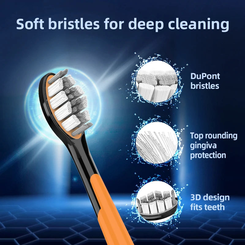 S9 Sonic Electric Toothbrush Cordless USB Rechargeable Whitening Toothbrush Waterproof Ultrasonic Automatic Tooth Brush