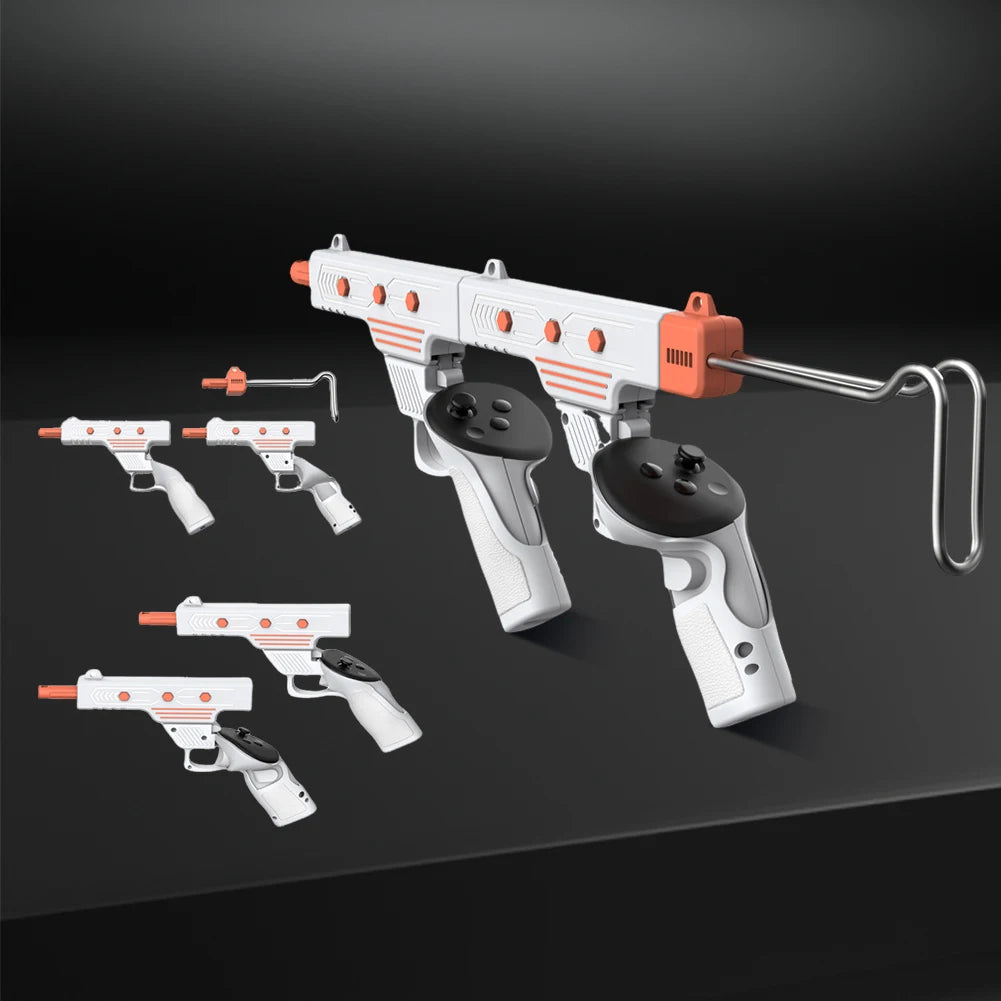 VR Gunstock Accessory for Meta Quest 3/3S - Controller Stock Rifle Adapter for Enhanced Shooting Experience