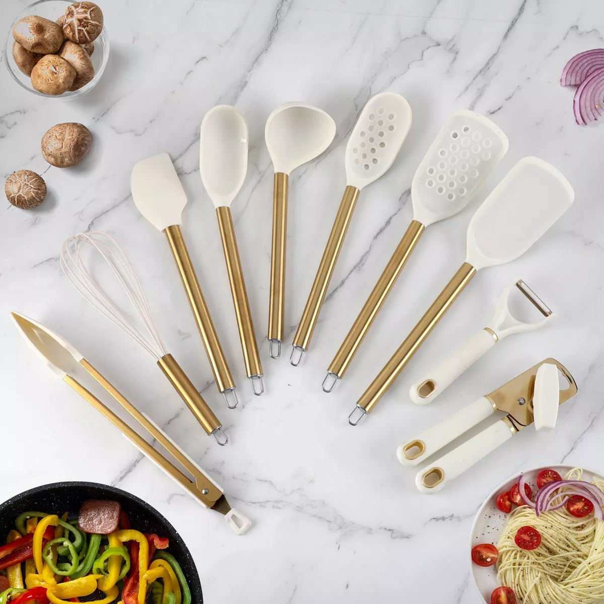 Cook with Color 10-Piece Culinary Tool Set