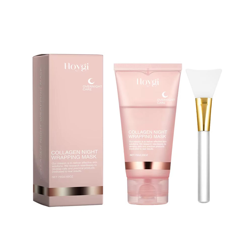 75G Hydrolyzed Collagen Peel-Off Facial Mask for Enhanced Elasticity, Hydration, and Dullness Reduction