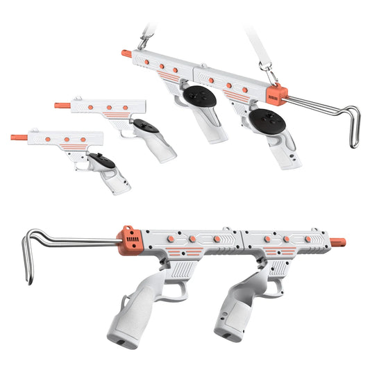 VR Gunstock Accessory for Meta Quest 3/3S - Controller Stock Rifle Adapter for Enhanced Shooting Experience
