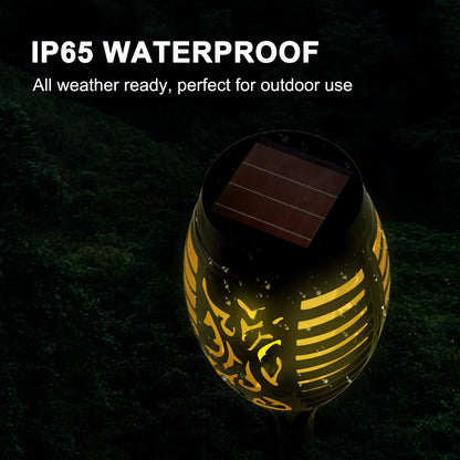 Solar Lights Outdoor LED 4/6/812Pcs Solar Torch Lights with Flickering Flame Waterproof Garden Decoration Lawn Path Yard Patio