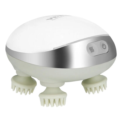 Electric Scalp Massager with Heat Rechargeable Head Massager Waterproof