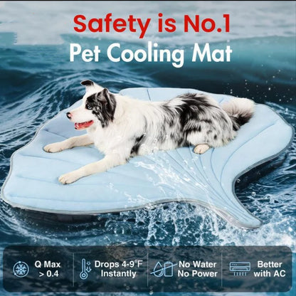 Eco-Friendly Cooling Mat for Large Dogs and Cats - Perfect for Crates, Camping, and Outdoor Use