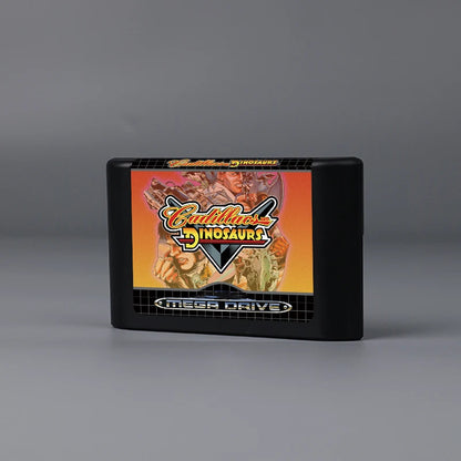 For Cadillacs and Dinosaurs 16Bit Retro Game Cartridge for Sega Genesis Megadrive Video Game Consoles