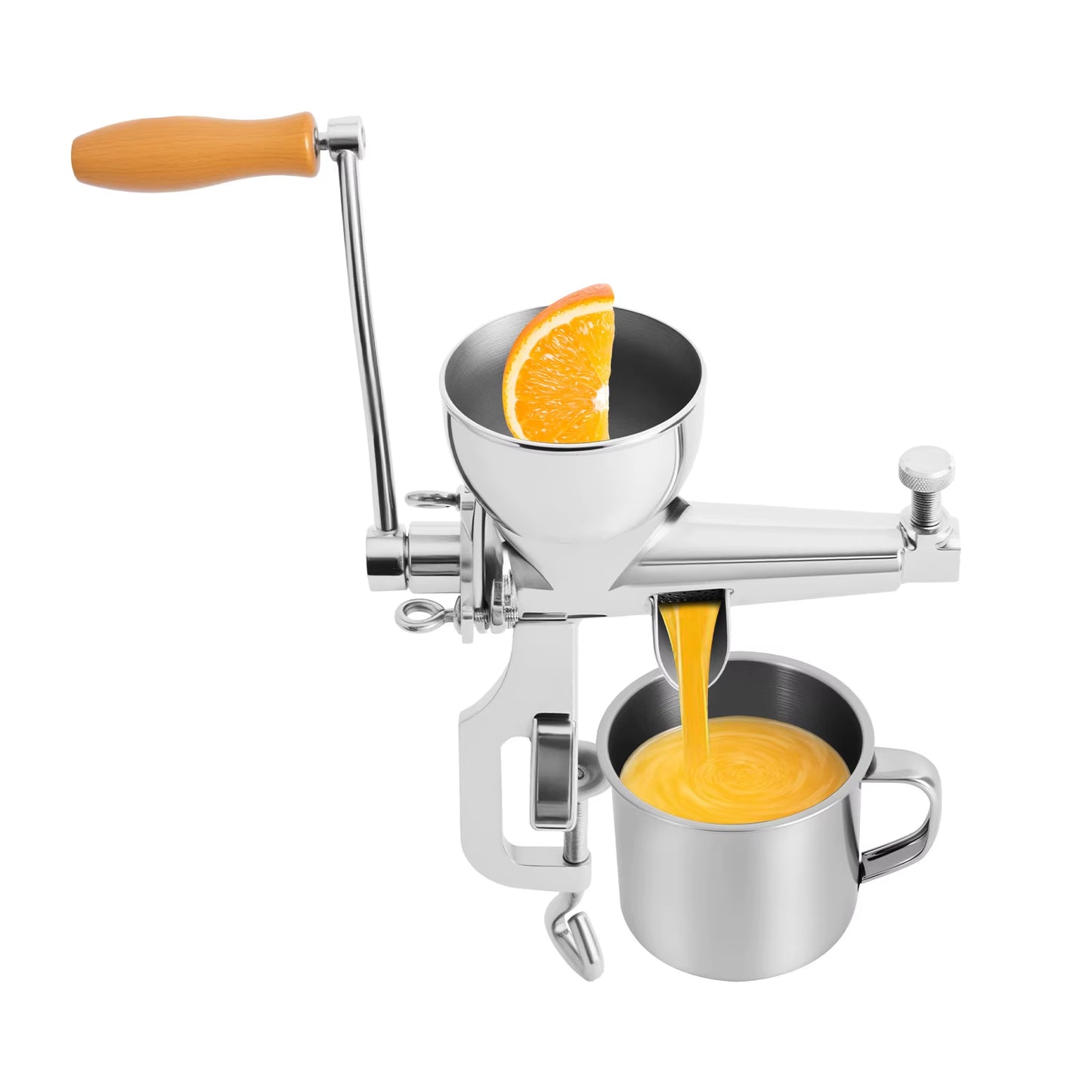 Manual Fruit Vegetable Squeezer, Hand Squeezer Press Machine, Desktop Wheat Seedling Juicer for Juicing Wheatgrass, Vegetables