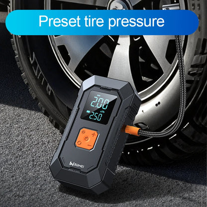 Portable Multi-Function Car Jump Starter and Air Compressor with Power Bank