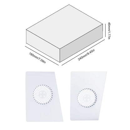 For PS5 Slim Playstation 5 Slim Console Faceplate with Cooling Vent Upper Top Half Replacement Face Plate Protective Shell Cover