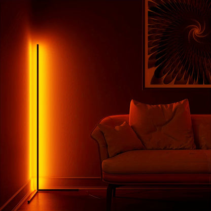 Corner Floor Lamp, 60-Inch Rgb Led Corner Lamp, Led Floor Lamp for Living Room Bedroom Game Room
