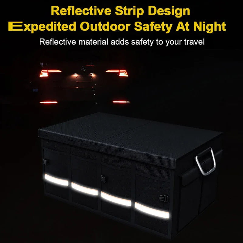Portable Multipurpose Folding Car Trunk Storage Organizer for SUVs and Trucks