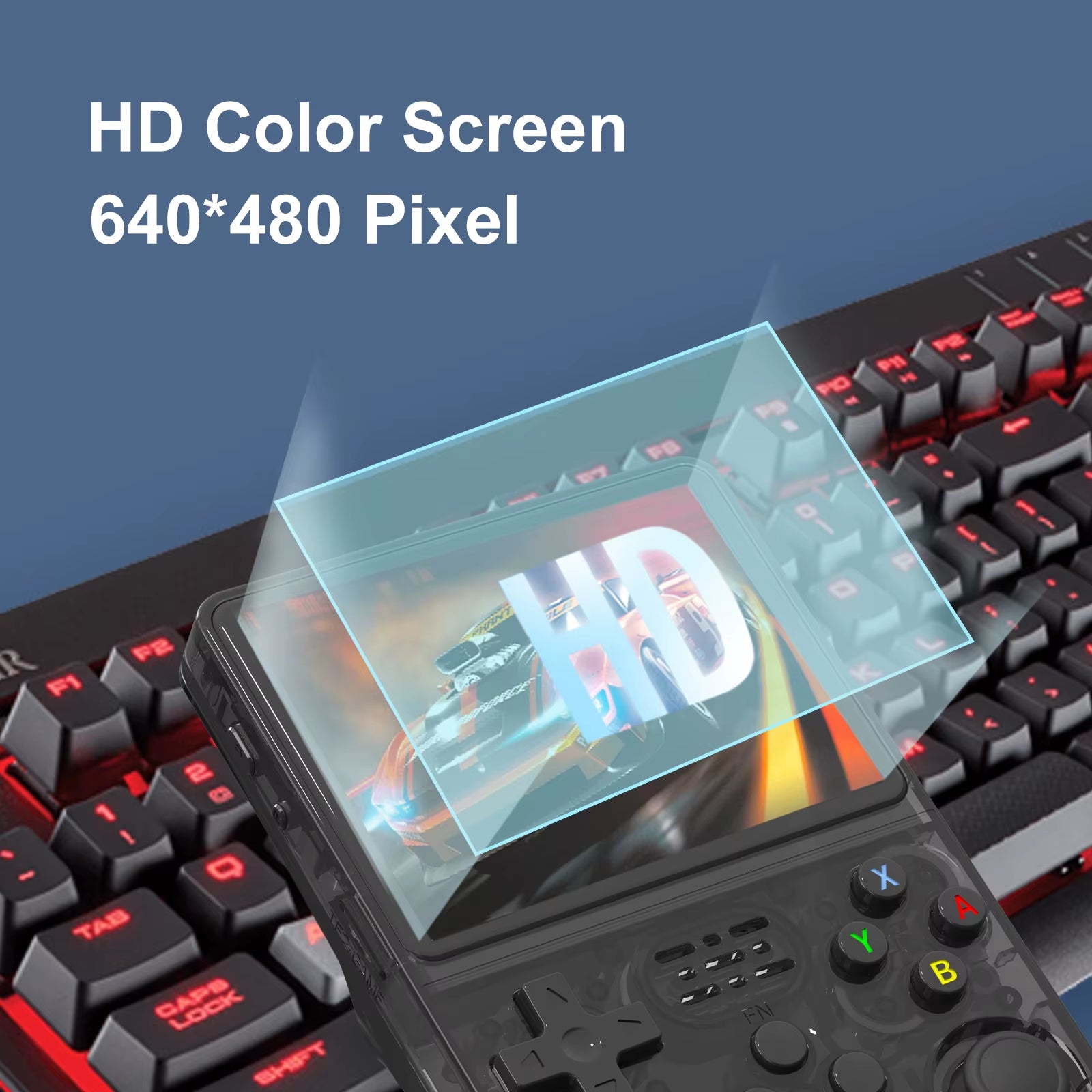 Portable Handheld Game Console 3.5Inch IPS 640X480 Screen Built in 64GB Memory Classic Games and Simulator Games Games