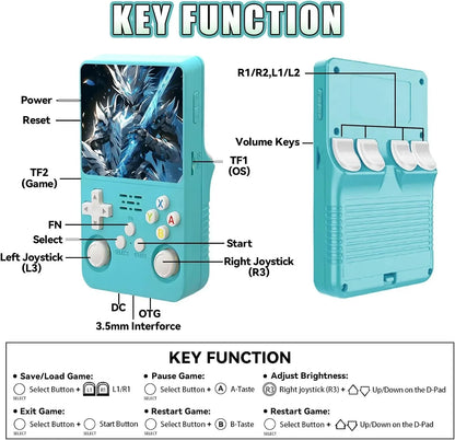 64GB R36S Retro Handheld Games Console Linux System Boy Gift Video Gaming Console 20000 Games Portable Video Player