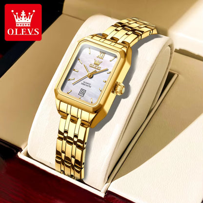 Luxury Brands Women'S Watches Trend Waterproof Simple Atmosphere Stainless Steel Quartz Wrist Watch Original Certification