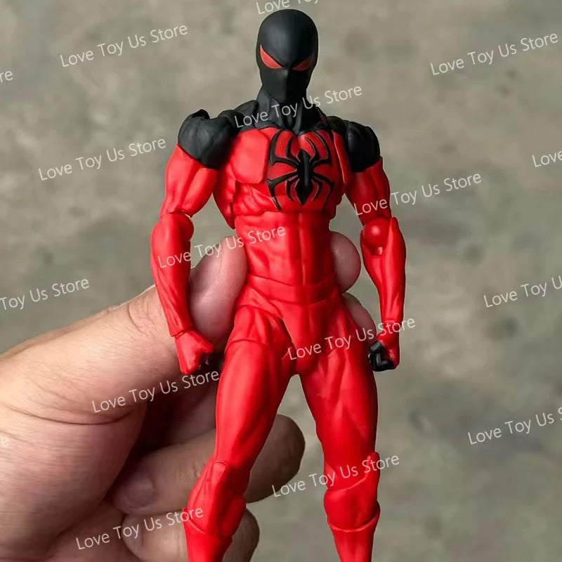 Spider-Man Symbiote Black Suit Action Figure - Scarlet Spider - Collectible Toy for Fans