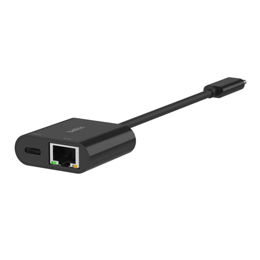 Belkin USB-C to Ethernet Adapter with 100W Power Delivery Capability