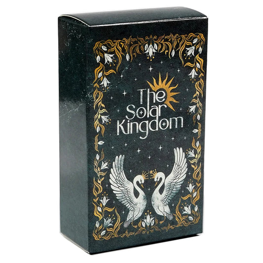 The Solar Kingdom Tarot Cards a 78 Deck English Psychological Oracle Deck with Vibrant Imagery for Future and past Board Games