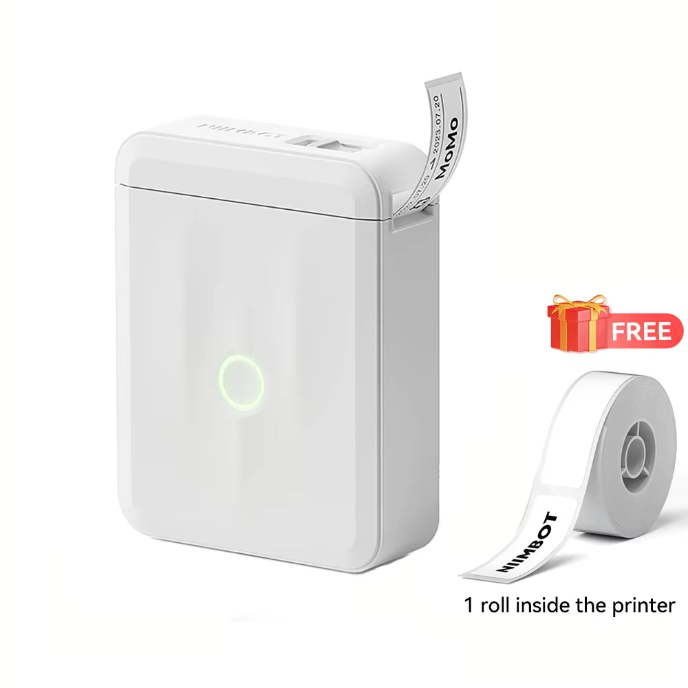 Niimbot D110 Mini Label Printer Pocket Thermal Wireless Adhesive Sticker DIY Name Tag Maker for School Home Office