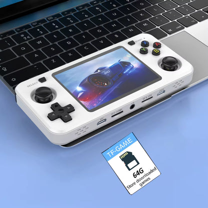 New R36H Retro Handheld Console Open-Source Linux System Classic Game Consoles 3.5 Inch IPS Screen 64G Portable Video Player