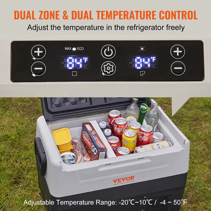 Succebuy 35L 45L 55L Car Refrigerator Mini Fridge Freezer Portable Compressor Cooler Ice Box Keep Cool for Camping Travelling