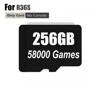 SD Card for R36S Retro Handheld Video Game Console Linux System ARKOS Portable Player 64GB 128GB 256GB Games
