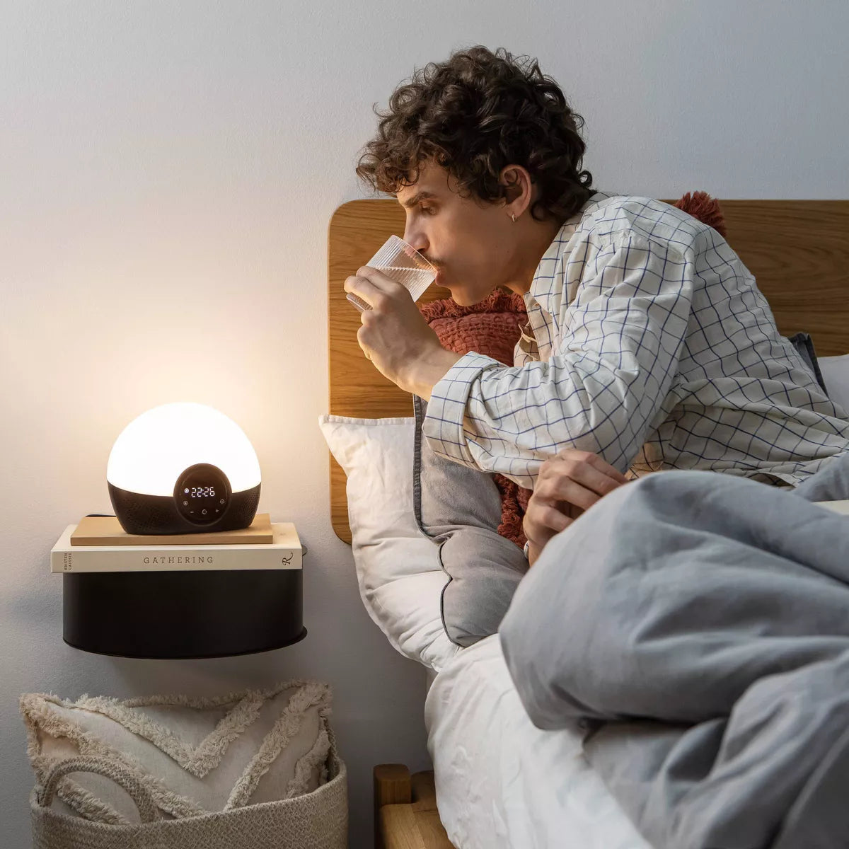 Body clock Glow 150 Sunrise and Sunset Alarm Clock with Wake-Up Light