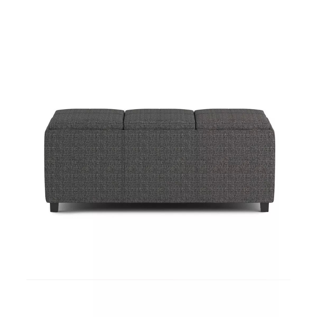 Franklin Storage Ottoman and Benches - Red