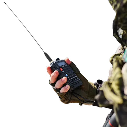 RH771S 144/430Mhz Dual Band VHF UHF Titanium Alloy Whip Portable Walkie Talkies Antenna for Baofeng Kenwood Ham Two Way Radio
