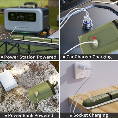 SELORSS Rechargeable Waterproof 2000mAh Portable Camping Spotlight and Tent Lamp for Outdoor Work and Repair Lighting