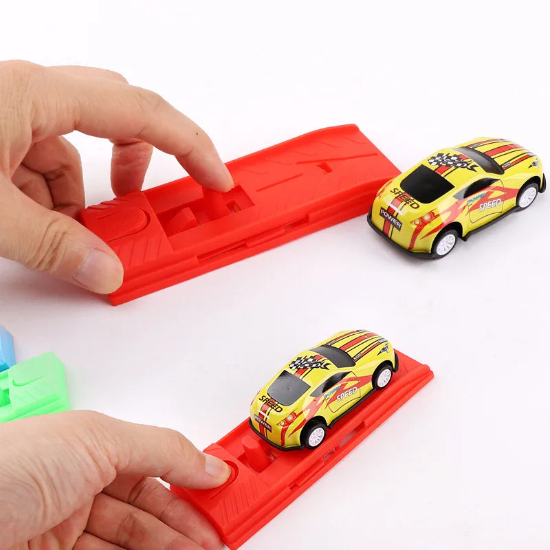 10Pcs Children Alloy Shooting Flying Racing Car Toys for Kids Boy Birthday Party Favors Baby Shower Guest Gifts Pinata Fillers