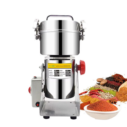 Dry Food Grinder Mill 800G 700G - Grain Spice Herb Cereal Coffee Grinder Gristmill for Flour Powder Crushing