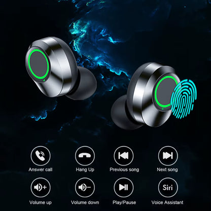 NES TWS Wireless Bluetooth Earphones Sport Stereo Headphones Hifi Music Earbuds with Built-In Microphone HD Call Gaming Headset
