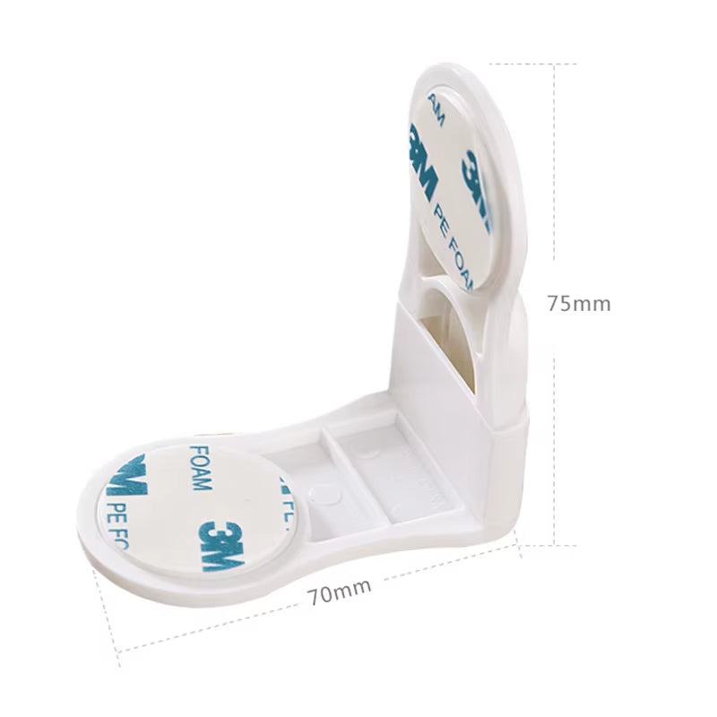 10PCS Child Safety Cabinet Lock Baby Drawer Lock Fridge Silicone Door Bumper Bracelet Plastic Buckle Children Security