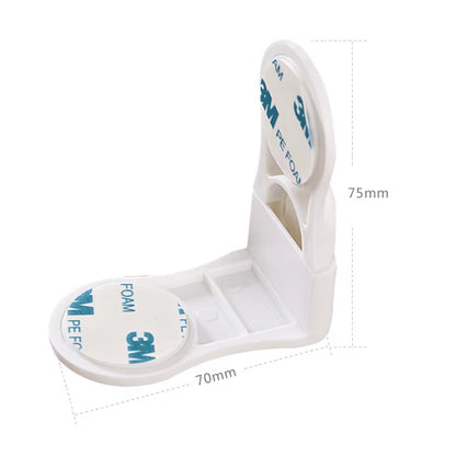10PCS Child Safety Cabinet Lock Baby Drawer Lock Fridge Silicone Door Bumper Bracelet Plastic Buckle Children Security