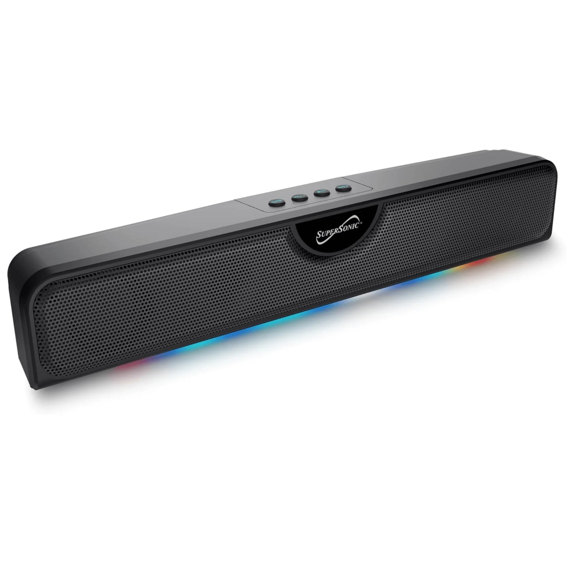 Supersonic Ultimate Soundbar Projector Combo with Built-In Bluetooth and RGB LED Lights