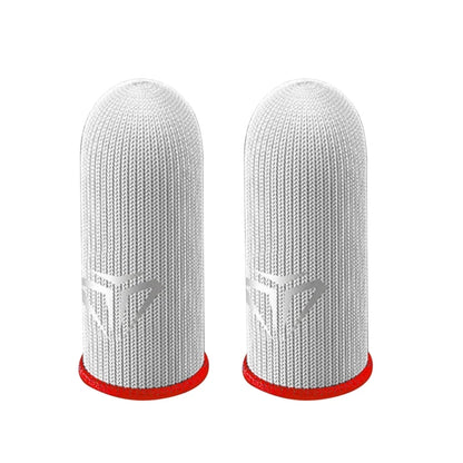 2 Pcs Mobile Game Fingertip Gloves Sweatproof Anti-Slip Touch Screen Finger Sleeve Breathable Gaming Fingertip Cover for Gamer
