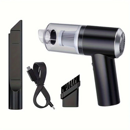 Compact Wireless Vacuum Cleaner with Powerful Suction – Versatile Rechargeable Dust Removal Solution for Computers, Home, and Automotive Cleaning