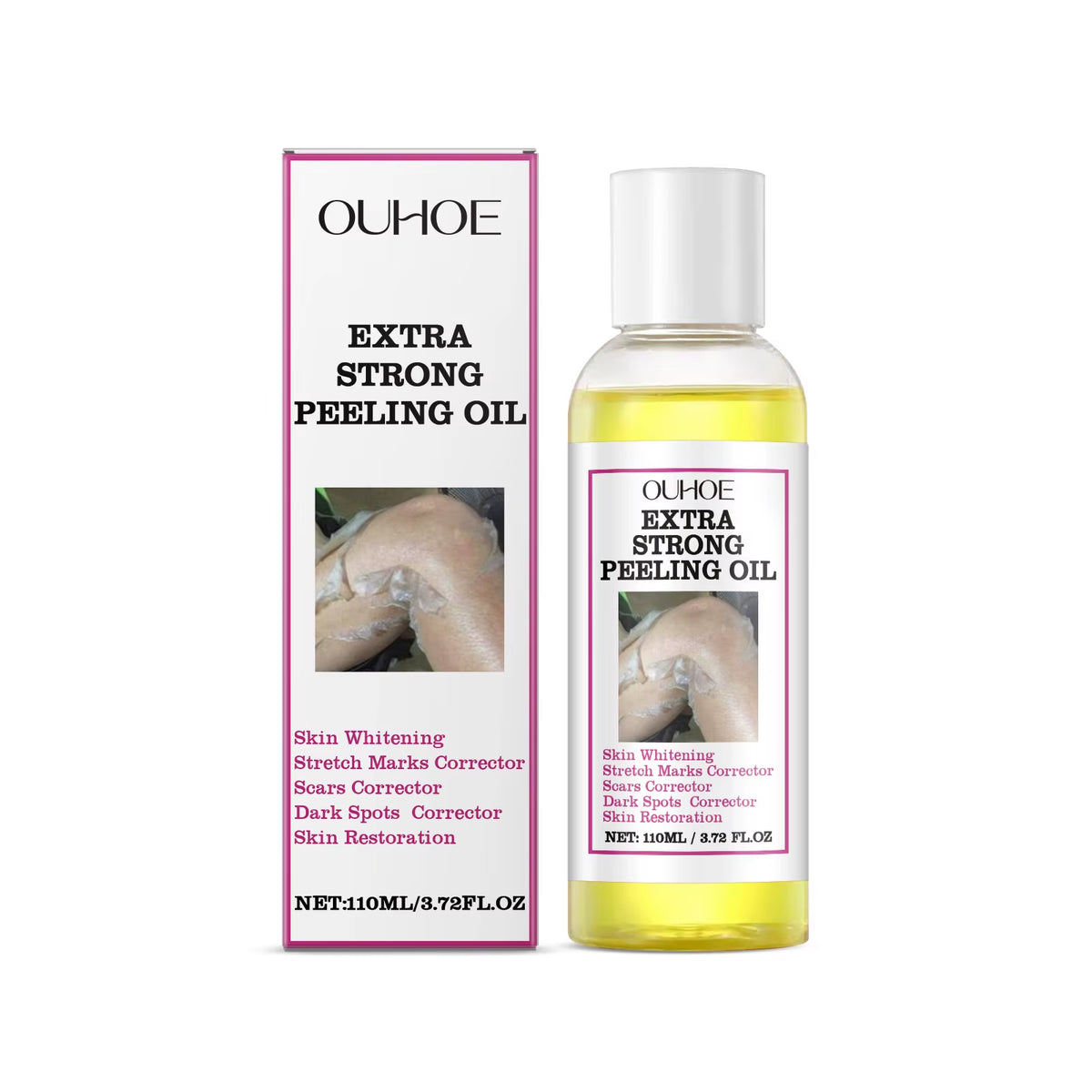 110ML Exfoliating Body Oil for Gentle Dead Skin Removal, Moisturization, and Skin Firming with a Glowing Finish