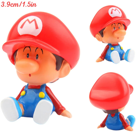 MARIO Series Princess Peach Bowser Cool PVC Action Figure Toys Mario Bros Koopa Troopa Donkey Kong Cappy Anime Model Dolls Gifts