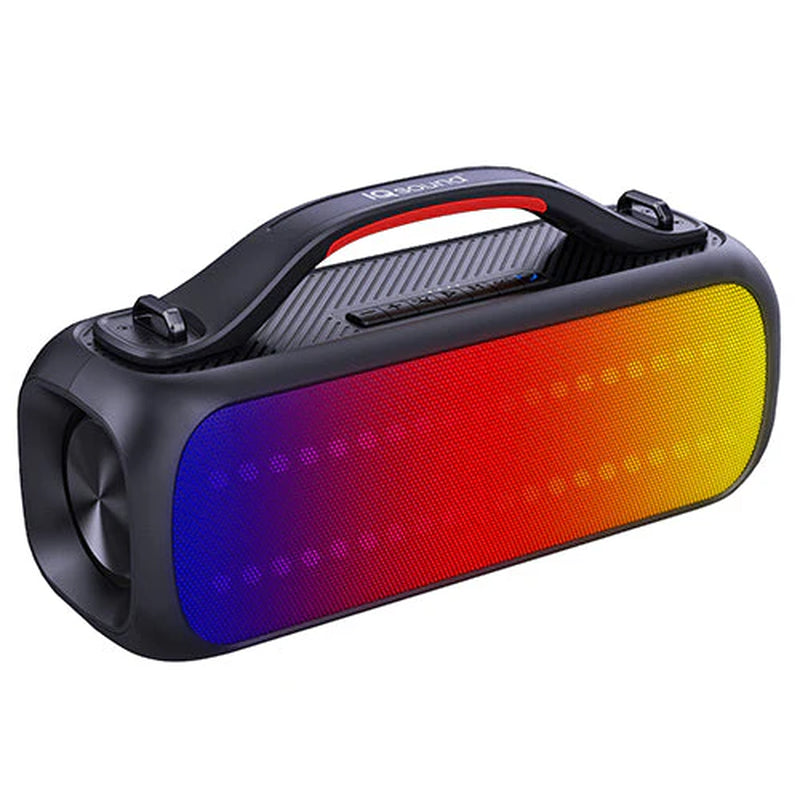 Supersonic Portable Water-Resistant Bluetooth Speaker with Hands-Free Mic (IQ-3535RGB)