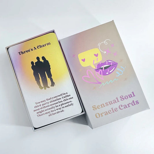 12X7 Cm 56Pcs Sensual Soul Oracle Deck Card Games No Manual