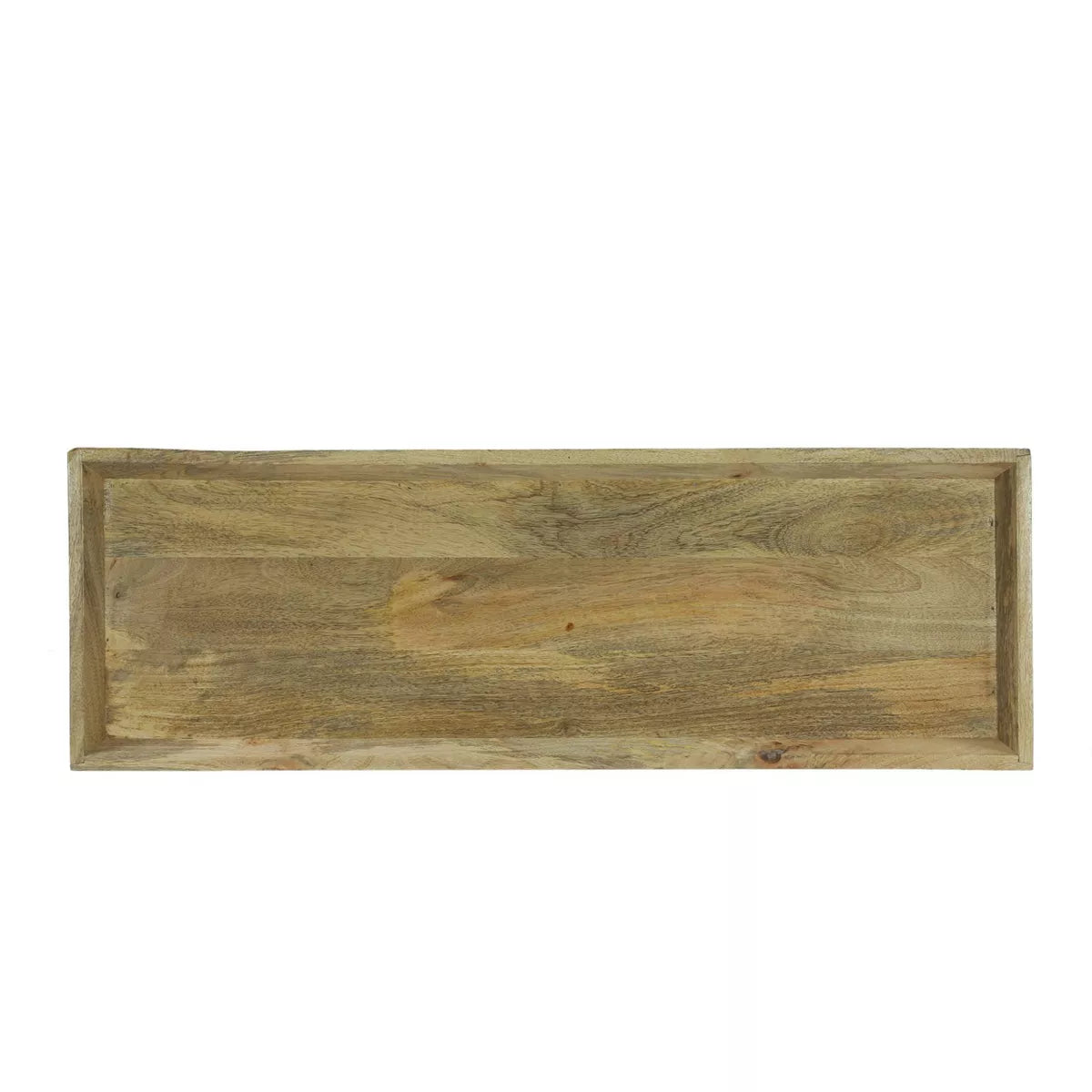 Meagher Rustic Handcrafted Mango Wood Console Table Natural 