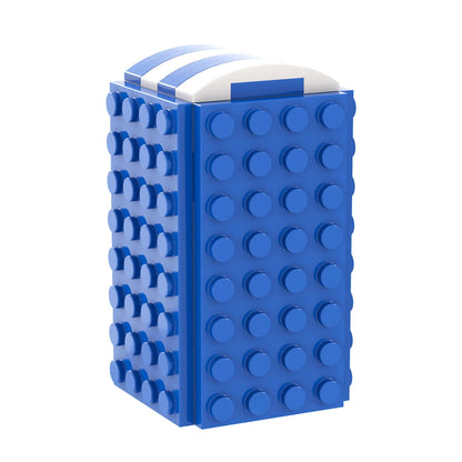 MOC4074 City Series 36Pcs MOC Scenes Portable Toilet Street View Decoration DIY Building Blocks Education Kids Toys for Children