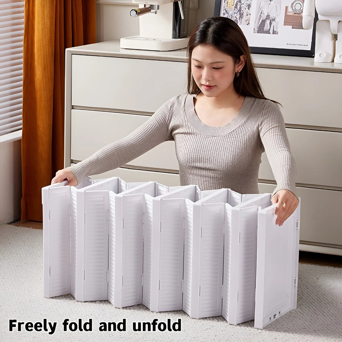 6 Layers Shoes Box Foldable Transparent Sneaker Shoe Storage Organizers Box Stackable Dustproof High-Top Cabinet Shoe Rack Shelf