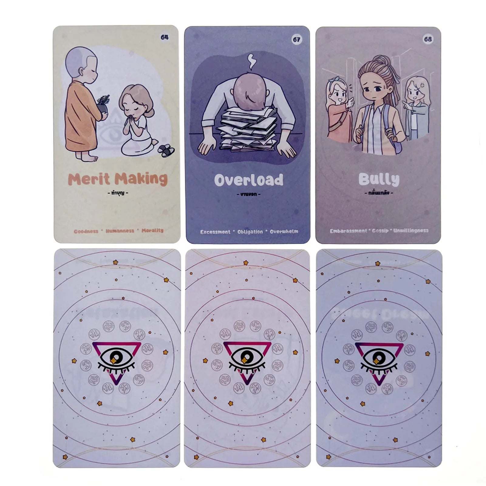 Pantha Oracle Mysterious Divination Tarot Oracle Card Little Girl Tarot Cards Decks Board Game English Tarot Card Deck