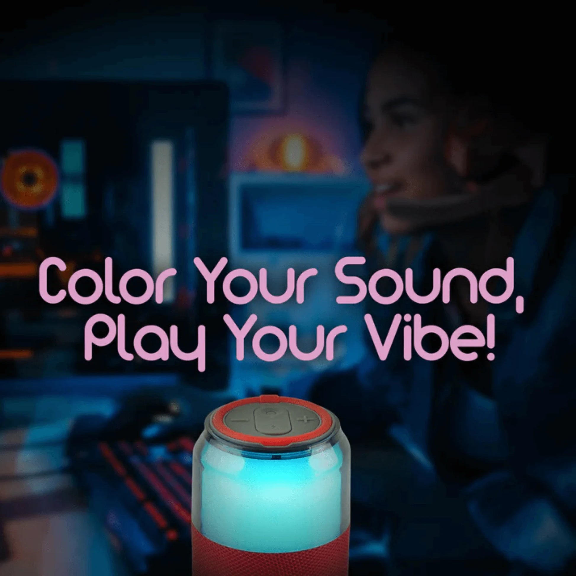 Supersonic Sodaboom Portable Bluetooth Speaker