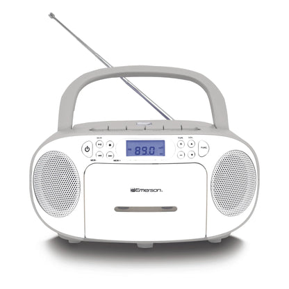 Emerson Portable Cd/Cassette Boombox with AM/FM Radio
