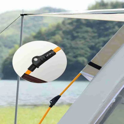 Outdoor Shelter Sunshade Self-Driving Travel Camping Tent Reactive Outdoor Camping Tent Two Doors and Two Windows