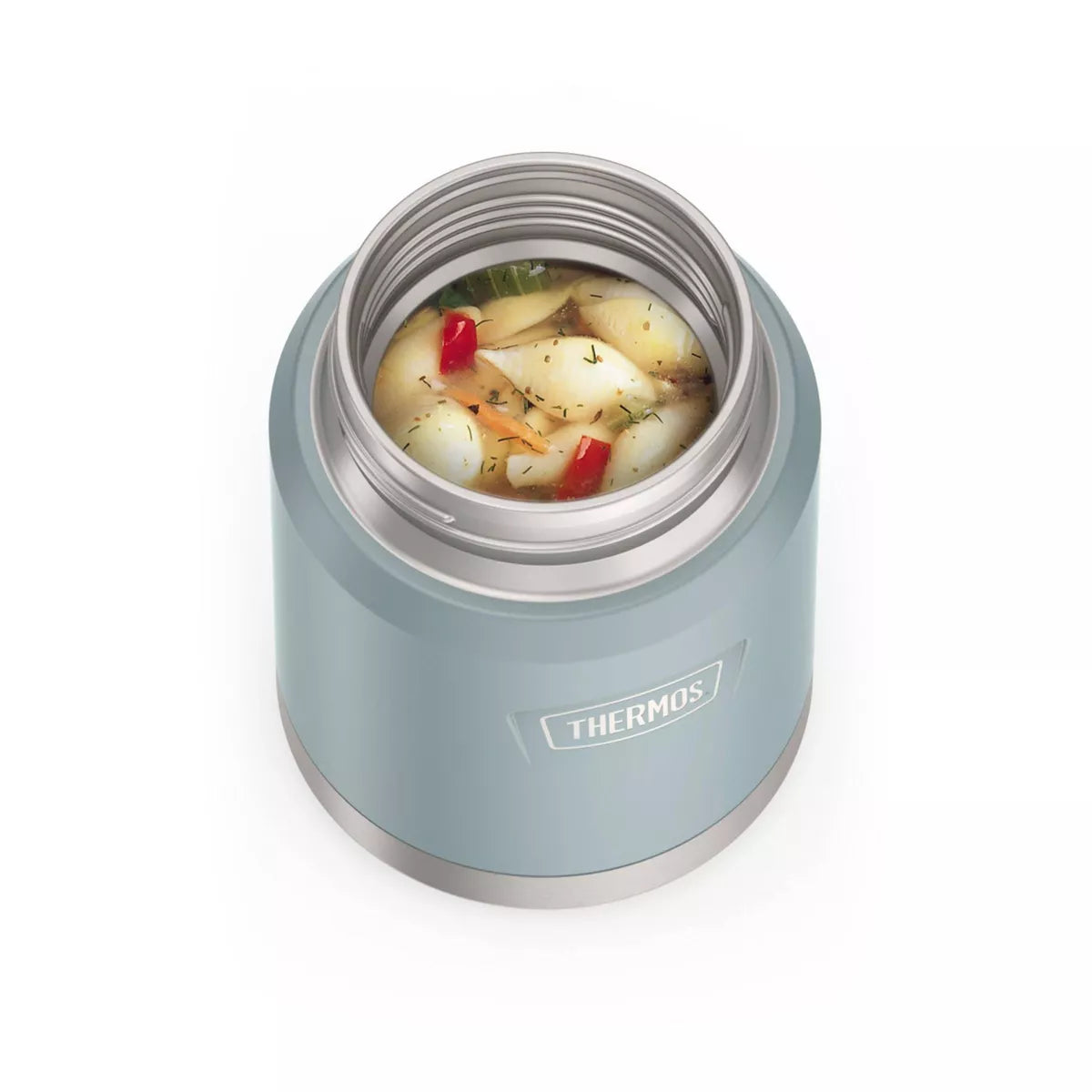 16 oz Stainless Steel Food Storage Container with Spoon
