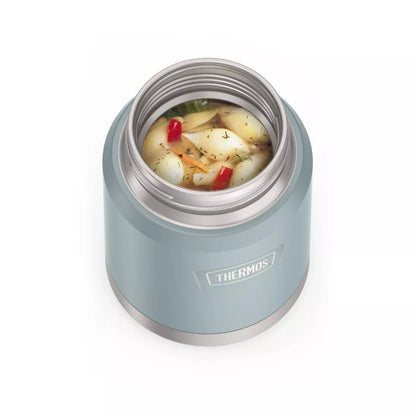 16 oz Stainless Steel Food Storage Container with Spoon